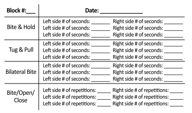 Jaw Grading Exercises with ARK's Bite Blocks Jaw Grading Exercises with ARK's Bite Blocks
